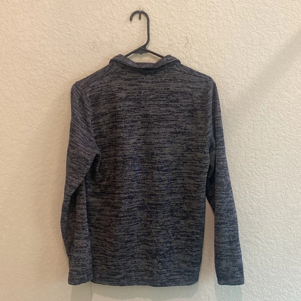 ▶️Boohoo Man◀️ 1/4 zipper black and grey distressed sweater NWT